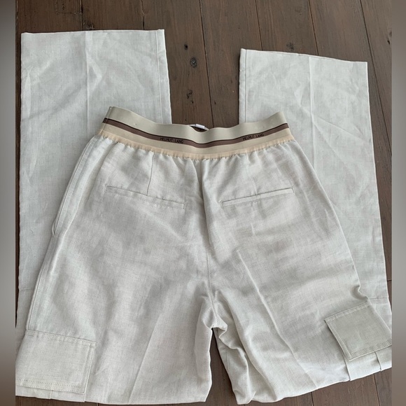 Helmut Lang Pull-On Cotton Linen Cargo Pant NWT - Picture 6 of 9
